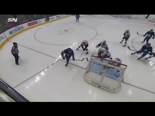 James van riemsdyk scores pulling off amazing fake between legs move