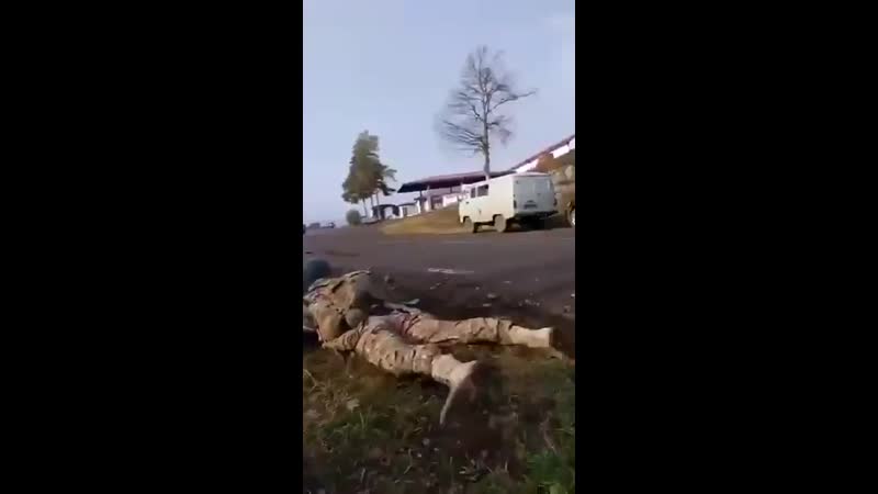 Кадры боестолкновений между армянскими подразделениями и азербайджанскими силами