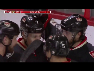 Kyle turris and bobby ryan combine for goal 11 24 2016