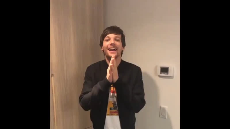 Message porn video – Louis recorded this lovely birthday message for a family member of one of his security team 🥰