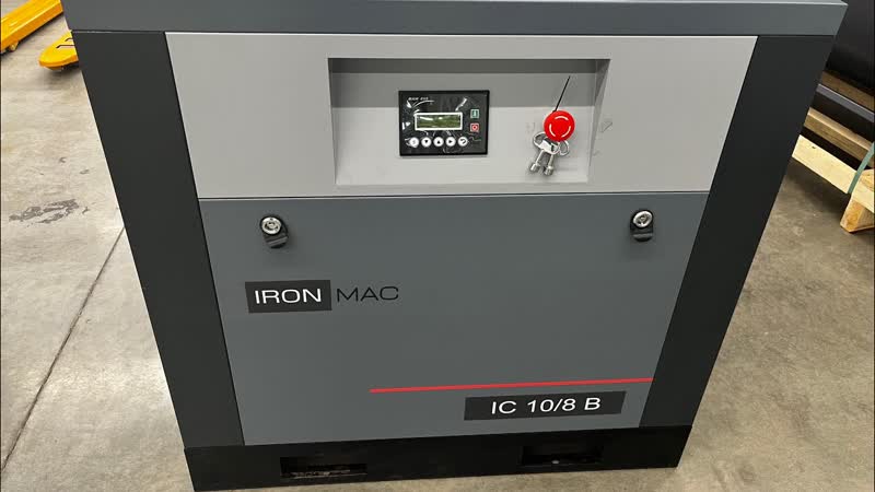 Винтовые компрессора ironmac ic10/8 b в наличии в выставочном зале woodtec