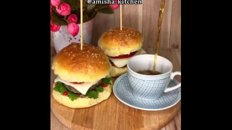 Сочные домашние бургеры