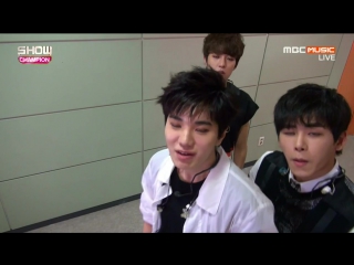 150722 | backstage after 30 minutes, back again infinite @ mbc «show champion»