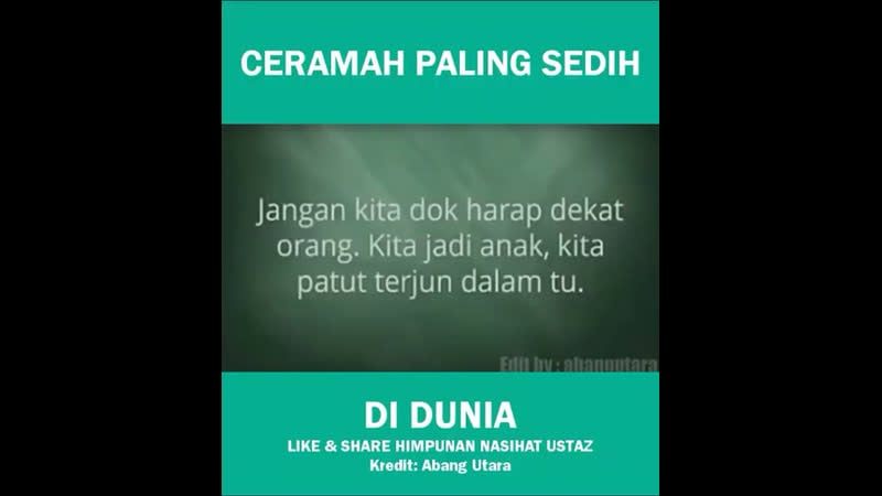 Al ustaz anak anak mengkebumikan ibu bapa sendiri