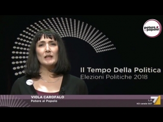 Viola carofalo di potere al popolo appello la7