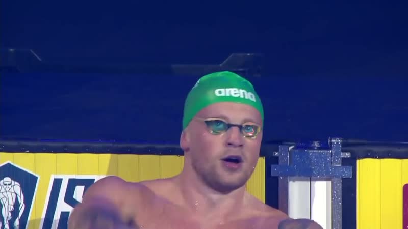 Mens 50m breaststroke in isl budapest