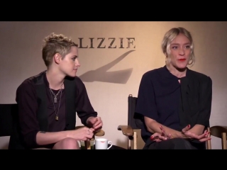 Kristen stewart and chloe sevigny talk to "on the red carpet" #3 lizzie promo