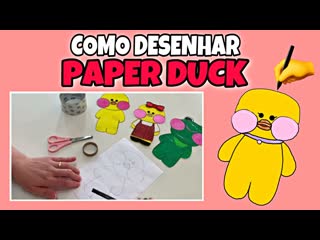 2 como desenhar um paper duck | pato de papel famoso do tiktok