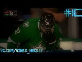 Patrik nemeth gets puck caught in visor