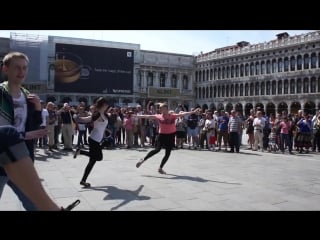 Russian kazachok in venice казачок в венеции