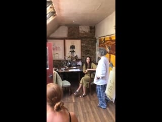 Stacy & daniel at rosy wylie studio