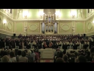 Сводный хор молодёжных хоров санкт петербурга в концерте "с новым годом, петербург!" капелла 22 12 2013