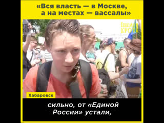 «вся власть в москве, а на местах вассалы»