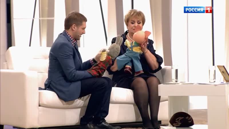 Любимая ведущая программы «спокойной ночи, малыши!» тётя таня показала, как выглядят куклы хрюши и степашки