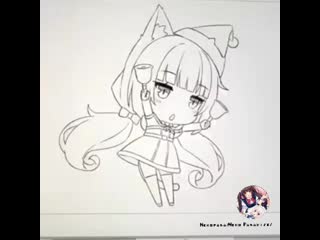 New year's animation sayori / vanilla / nekopara animation