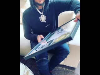 Nephew gold (platinum) plaque