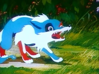 Крашенный лис