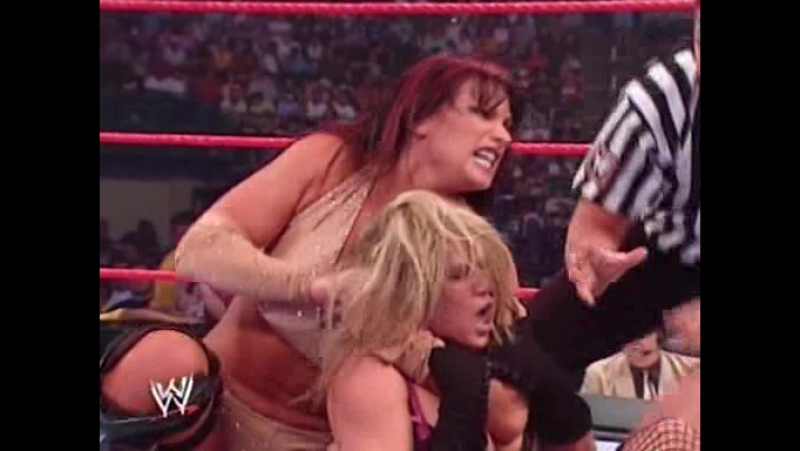 Trish stratus and ashley massaro vs vinces devils