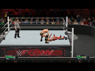 Wwe2k17 seth rollins vs the miz