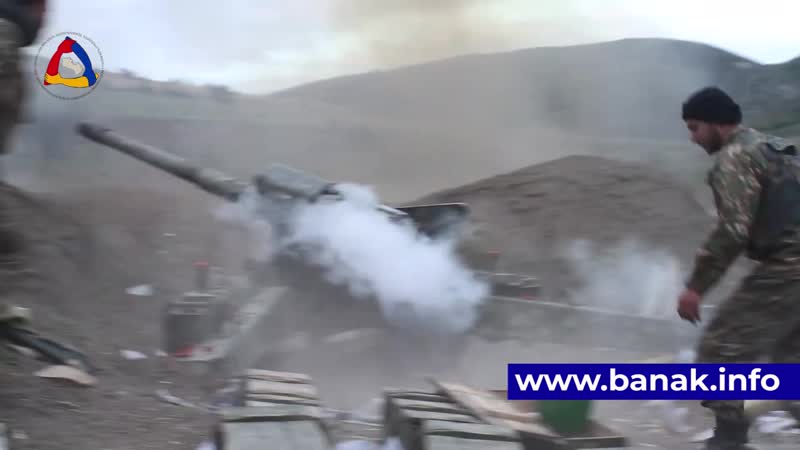 Պբ հրետանային ստորաբաժանումները152մմ արկերով խոցում են ադրբեջանական տեխնիկան եւ կենդանի ուժերը