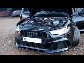 Audi rs6 avant 4 0 tfsi v8 automatic in panther black crystal effect 2014