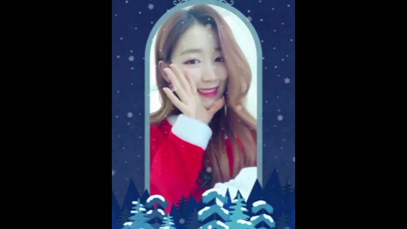 Gu9udan#winter wonderland 선물 도착🎁 #산타걸 #하나 #hana #메리크리스마스🎄