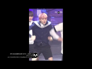 [mpdfancam] 150430 bts suga(방탄소년단 슈가 직캠) i need u