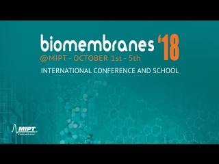 Biomembranes'18@mipt markus sauer