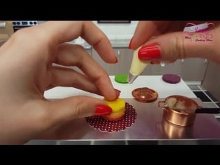 Unicorn cake miniature cooking mini food jennys mini cooking show 食べれるミニチュア