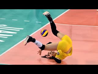 Craziest volleyball libero actions womens volleyball (hd)