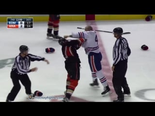 Zack kassian vs josh manson nov 15, 2016