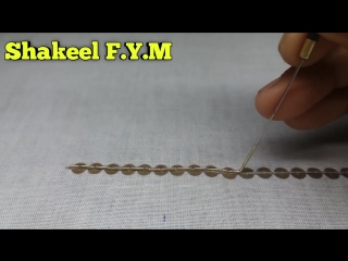 Zardosi work stitch tutorial zardosi work for beginners aari work