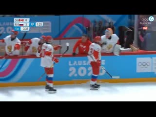 Matvei michkov pp 2nd of the game 3 0 youtholympics