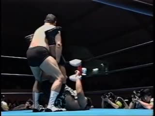 Giant baba/masanobu fuchi/mitsuo momota vs rusher kimura/haruka eigen/jun izumida