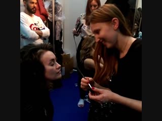 #backstage c #moscowfashionweek