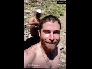 Ansel elgort butt naked camping