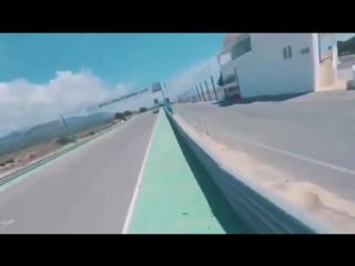 When the drone freerider red fpv spies on a testing session with ds e tense fe 19 formu