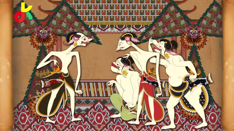 Пьеса «джоко кембанг кунинг» свиток 2 сцена 1