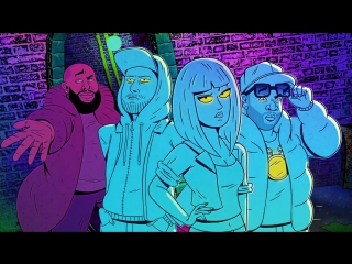 ​big grams ft run the jewels born to shine / run for your life (2016, for adult swim)