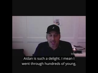 Steve blackman talks about aidan