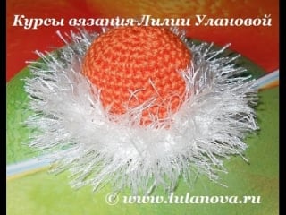 Шапочка новогодняя крючком christmas crochet beanie