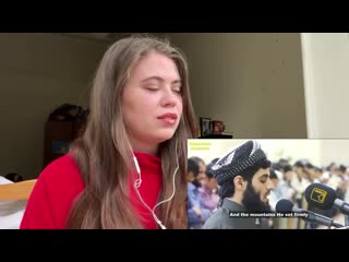 British girl reacts to the best quran recitation mohammad al kurdi