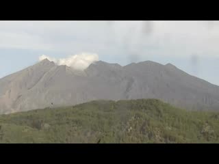 May 8, 2020, plume turned pyroclastic flow 桜島 sakurajima volcano,