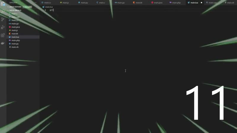 [extremecode] hello world на 20 и языках программирования