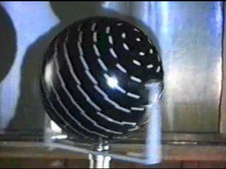 Кинематика сложение угловых скоростей (шар с точками)