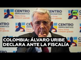 El expresidente de colombia álvaro uribe declara ante la fiscalía por la masacre de el aro de 1997