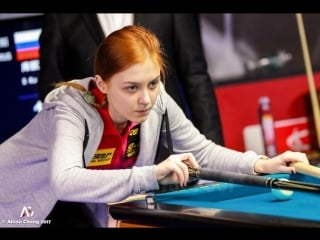 Daria sirotina vs yana shut ladies 2017 chinese billiards world championship