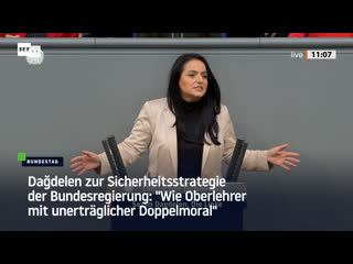 Dağdelen zur sicherheitsstrategie der bundesregierung "wie oberlehrer mit unerträglicher doppelmoral"