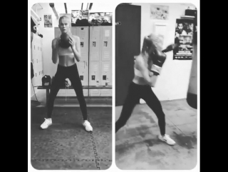 @vitasidorkina starting off a long day with an early morning workout 💪💪💪