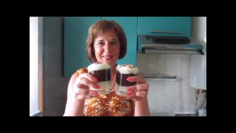 Ванильно шоколадный пудинг vanilla chocolate pudding